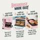 thumbnail image 3 of Breakfast Station Nostalgia 3 en 1, estilo retro, con cafetera, color rosa, 3 of 9