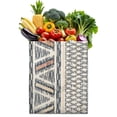 thumbnail image 1 of Boho Chic Floral Canvas Tote – Vintage Reusable Shopping Handbag, 1 of 6