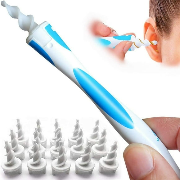 Earwax Removal Product Comes With 16 Soft And Flexible Replacement Heads Ear Cleaner The Most Suitable For Removing Earwax Earwax Removal Tool The Ear Drops for Itchy Ears Ear Wax Cleaning Stick