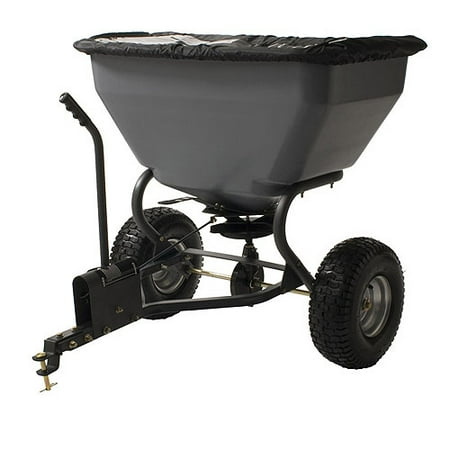 Precision 200-Pound ATV Tow-Behind Broadcast Spreader with 10' to 12