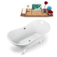 thumbnail image 7 of 60" Streamline N920CH-GLD Clawfoot Tub and Tray With External Drain, 7 of 7