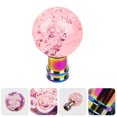 thumbnail image 4 of Miangastore Car Shifter Knob Pink Acrylic 1Set 3.9x2.4in, 4 of 9