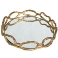 thumbnail image 3 of Uttermost Cable Transitional Cast Iron Chain Mirrored Tray in Silver, 3 of 7