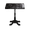 Black, variant on Leumius Outdoor Dining Table,Marble Stone Square Table with Heavy-Duty Cast Iron Base for Patio, Lawn, Garden,Black