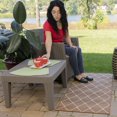 thumbnail image 3 of Ottomanson Jardin Collection Jute Backing Diamond Trellis Design Indoor/Outdoor Rug, 3 of 8