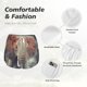 thumbnail image 4 of Balery Elephant in Smoke Pantalones cortos deportivos para mujer con forro y dos bolsillos, elásticos, para entrenamiento, gimnasio, yoga-XX-Large, 4 of 7