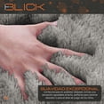 thumbnail image 4 of Alfombra De Sala Suave Decorativa Tapete Cuarto Afelpada 160x120 Cm Poliéster Antideslizante Blick Color Gris Oscuro, 4 of 7