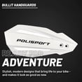 thumbnail image 4 of Polisport Bullit Handguard for Motocross Motorcycles–for Kawasaki KX250 (2020-22) – 2 Lever Mounting Systems, Durable, Easy to Install, Supermoto, Motard, Dirt Bikes & Off-Road Protection- White, 4 of 9