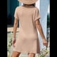 thumbnail image 5 of Vestido Informal con Cuello en V y Protección Solar, Color Caqui, Talla XL, 5 of 6