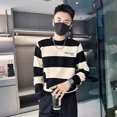 thumbnail image 3 of Tendencias de moda de rayas de primavera 2024 Sudaderas Estéticas Camisetas de otoño coreanas para hombres Ropa de manga larga Suéteres de hombre normales, 3 of 4