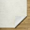 thumbnail image 3 of BoutiqueRugs Aucoin Contemporary Area Rug - Machine Washable - Cream, Ivory - 7'7" x 10', 3 of 6