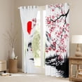thumbnail image 3 of Castle Fairy Japanese Style Black Out Curtains,Sakura Curtains Pack of 2 (42x63 Each), 3 of 6