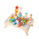 thumbnail image 2 of Juego de barbacoa de madera con comida de juguete, parrilla de juguete para aprendizaje temprano, accesorios de cocina para niños y niñas, regalos de, 2 of 9