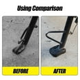 thumbnail image 3 of Black Rubber Motorcycle Stand Pad Motorcycle Side Stand Kickstand Foot Extension Support Foot Pad Base Motorcycle Accessory, 3 of 5