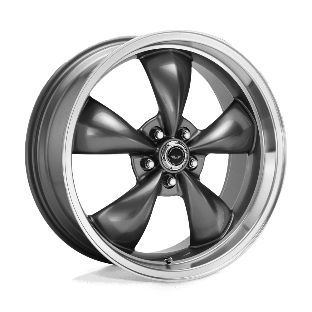 Torq Thurst M, Anthracite Machined Lip 17x7 Wheel with 5x4.75 Bolt