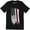 Black, variant on Serbia Text Flag Serbian Pride Republika Srbija Mens USA America T-Shirt