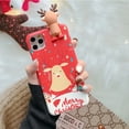 thumbnail image 2 of Christmas Mobile Phone Case Snowflake Santa Claus TPU Protective Cover, Replacement for iPhone 11 Pro Max, Type 6 Workhe, 2 of 7