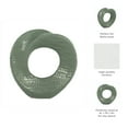 thumbnail image 6 of Decorative Home Decor Sculpture - Bathroom Accessory, Office and Room Decor Statement Piece - Modern Statue Accent for Living Room Decor, Bookself, Coffee Table or Artful Ornaments - 8" Green, 6 of 15