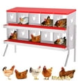 thumbnail image 1 of Chicken Nesting Box, Galvanized Steel Nesting Boxes with Vented Design, Laying Nesting Boxes for Hens, Wall Mount, 1 of 35