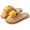 Coffee, variant on Women’s Cute Apple Fruit Fluffy Fuzzy Slippers Warm House Shoes Funny Soft Plush Winter Home Slippers (Red, 6-6.5)