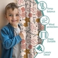 thumbnail image 3 of Blackout Kids Curtains,Breast Cancer Awareness Pink Ribbon Floral Pattern Childrens Insulated Curtains Set Of 2,Bedroom Essentials,Toddler Room Decor 42"x84", 3 of 5