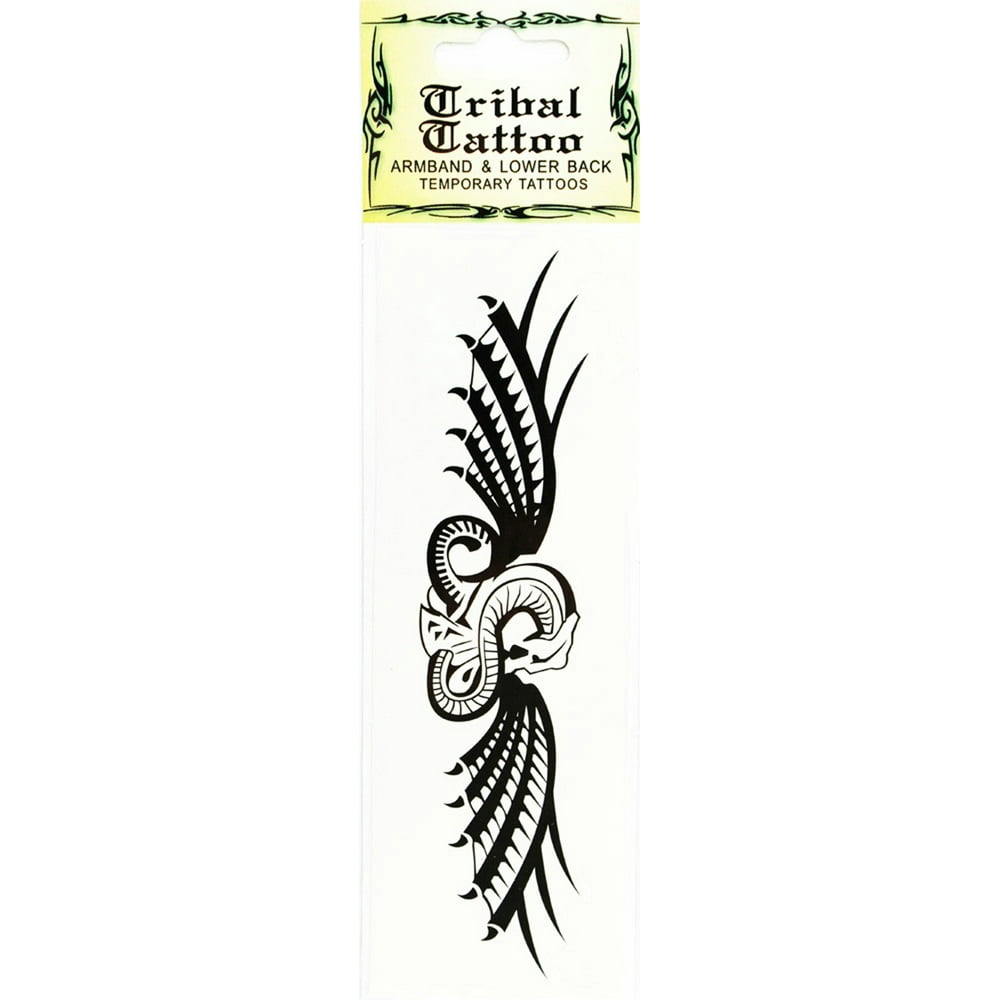 Temporary Dragon Tattoo Armband & Lower Back Tribal Tattoo (Magic