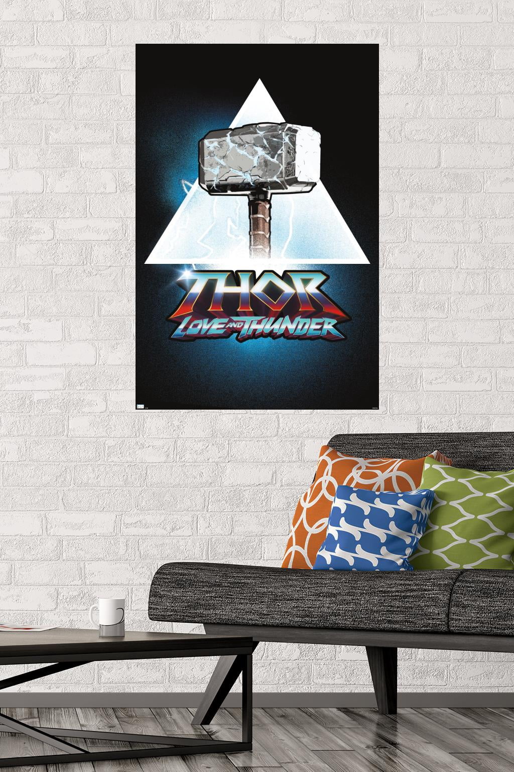 Marvel Thor: Love and Thunder - Logo Wall Poster, 22.375" x 34"