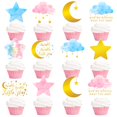 thumbnail image 1 of Adornos para magdalenas LUCKYQUBE Twinkle Twinkle Little Star x48, 1 of 8