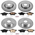 thumbnail image 3 of PowerStop Front and Rear Z23 Evolution Sport Carbon-Fiber Ceramic Brake Pad and Drilled & Slotted Rotor Kit Fits: VOLVO Select Models K4431, 3 of 10
