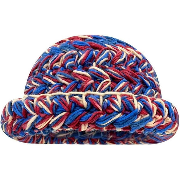 CoCopeaunt Women Retro Cable Knit Bucket Hat Colorful Fuzzy Plush Cozy Girls Students Fisherman Cap