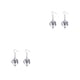 thumbnail image 2 of Minnieouse Pendientes de bola de discoteca, collar colgante de oreja de espejo , joyería estética, suministros para fiesta de baile de los 70, Type3 NO3, 2 of 6