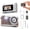 HJD-03 Brown, variant on Mini Camera, 1080P Portable Digital Camera with 0.96" Screen, Retro Wearable Camera, Video Recorder for Travel, Small Pocket Camcorder with Flash, 32G SD Card, Type-C
