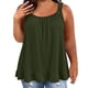 thumbnail image 3 of TaTaai Women's Plus Size Sleeveless Top Solid Color Camisole Trim Detail Casual Loose Fit Summer Layering Tank Top Gift, 3 of 9