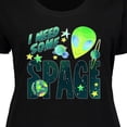 thumbnail image 4 of Inktastic I Need Some Space- Cute Alien Women's Plus Size T-Shirt, 4 of 5