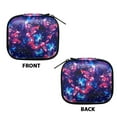 thumbnail image 3 of WIRESTER Portable EVA Small Earbuds Carrying Case Storage Bag Organizer with Carabiners for Earphones, Earbuds, Earpieces, SD Memory Card, Camera Chips - Purple Nebula Galaxy, 3 of 7