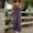 Purple, variant on Women's Cotton Linen Lace Casual Overalls Summer Jumpsuit Loose Baggy Wide Leg Ruffle Pants Rompers with Pockets Army Green XL(XL)
