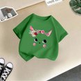 thumbnail image 5 of WEAIXIMIUNG Vêtements pour Filles 7-8 Ans, T-Shirt Mignon à Manches Courtes et Col Rond Imprimé, Mode Décontractée d'Été, 5 of 5