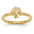 thumbnail image 4 of Sterling Silver Yellow-Plated Tree Ring, 4 of 7