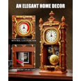 thumbnail image 3 of Juego de bloques de construcción TYCOLE, reloj de péndulo vintage con reloj real, 3 of 7
