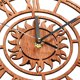 thumbnail image 3 of Relojes de pared de metal grandes con números romanos, soporte natural, campana, silencioso, sin tictac, para sala de estar, jardín, dormitorio, cocina, oficina, salón, decoración del hotel, regalo, 3 of 5
