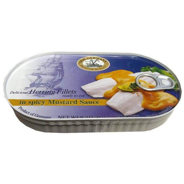 Herring Fillets in Spicy Mustard Sauce (Old Germany) 170g