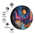 thumbnail image 2 of Kdxio Fantasy Cosmic Landscape for Tire Cover Wheel Protectors Tyre Covers Weatherproof Wheel Covers Universal Fit for Trailer Rv SUV Truck Camper Travel Trailers 16 inch, 2 of 5
