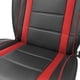 thumbnail image 5 of Cojines de Asiento de Coche de Piel sintética Negra Compatible con Bolsa de Aire, 5 of 9