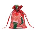 thumbnail image 2 of Juego de bolsas de regalo navideñas de organza, 50 piezas, pequeñas de 10 x 15 cm, grandes de 13 x 1, 2 of 3