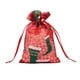 thumbnail image 2 of Juego de bolsas de regalo navideñas de organza, 50 piezas, pequeñas de 10 x 15 cm, grandes de 13 x 1, 2 of 3