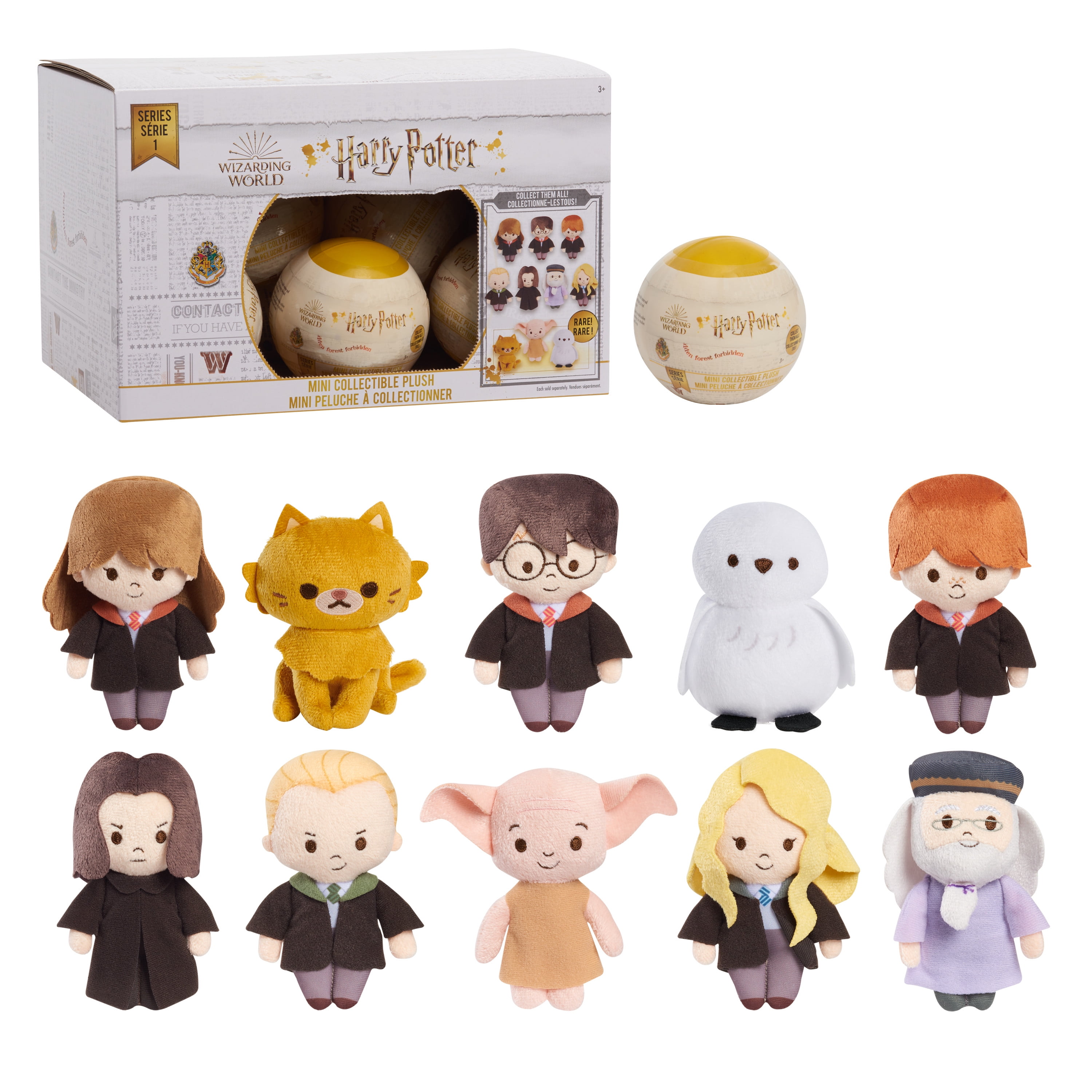 Harry Potter™ Mini Collectible Plush Blind Capsule, Kids Toys for Ages
