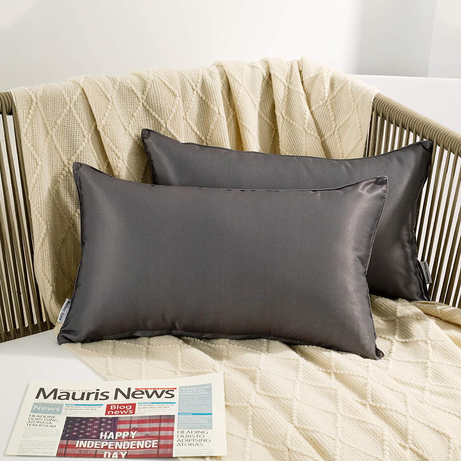 Black pillow covers 18x18 sales