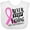 AA-White, variant on Inktastic Never Stop Fighting Breast Cancer Awareness Boys or Girls Baby Bib