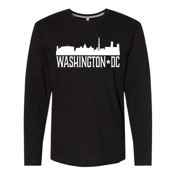 Inktastic Washington DC Skyline Cities Long Sleeve T-Shirt