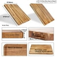 thumbnail image 3 of YOUSUNLONG 24x18 inch Cutting Board, XXL Large Acacia Wood 1.5'' Thick Oversized Cutting Boards for Kitchen, 3 of 8
